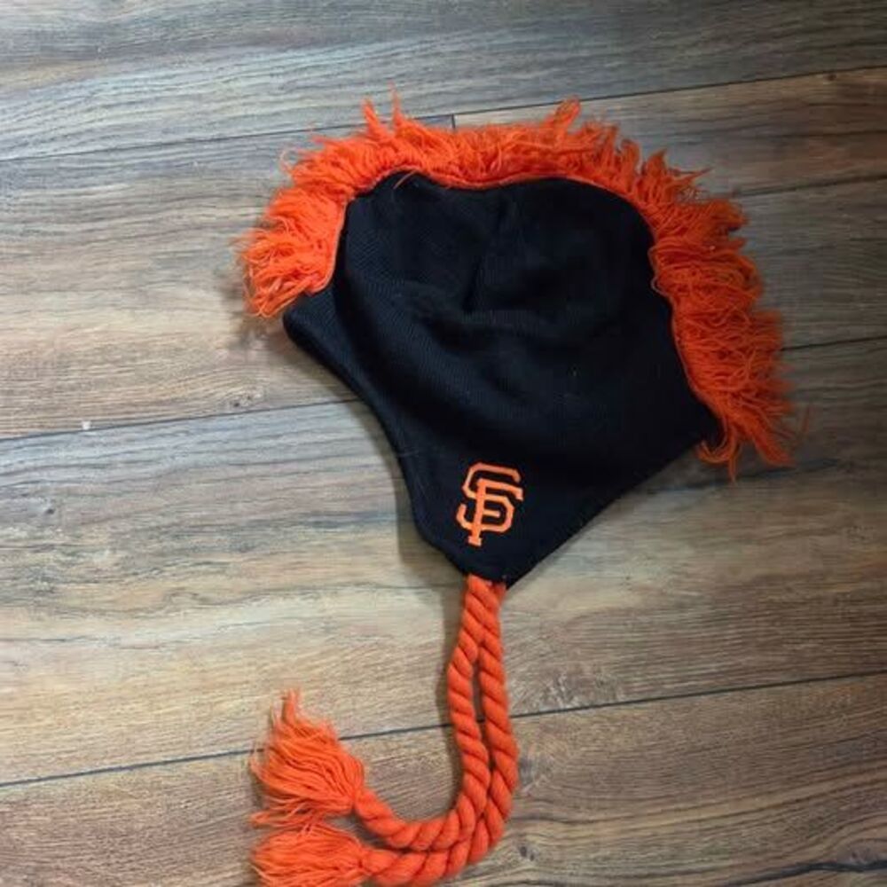 San Francisco Giants laplander Mohawk knit  beanie